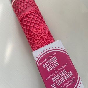 Roll with fondant pattern roller new silicone turn your treats into art!…